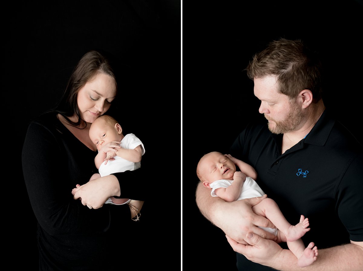 parent photos with newborn baby